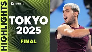 Carlos Alcaraz vs Taylor Fritz In Title Showdown 🏆 | Tokyo 2025 Final Highlights