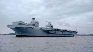 Première sortie du porte-avions britannique HMS Queen Elizabeth