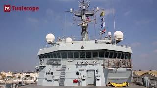 Arrivée du Navire HMS ECHO de la Marine Britannique en visite en Tunisie.
