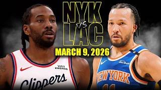 New York Knicks vs Los Angeles Clippers Full Game Highlights – March 9, 2026 | NBA Season