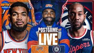 Knicks Comeback Falls Short In Sloppy Loss To The Clippers | Post Game Show | EP 706
