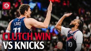 Clippers Close It Out in Clutch Team Win vs Knicks