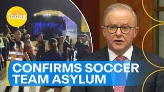 Australia grants asylum to Iranian soccer team members | Today Show Australia