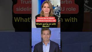 Trump ally Ed Martin sidelined from DOJ role