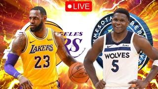 🏀 NBA 🏀 Los Angeles Lakers vs Minnesota Timberwolves LIVE Play by Play & Reaction