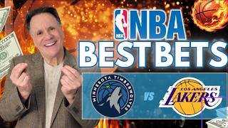 Timberwolves vs Lakers Predictions and BEST Bets | Best NBA Picks for Wednesday!