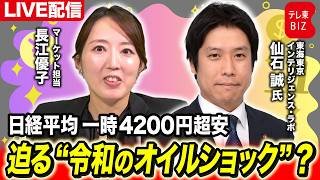 日経平均一時4200円超安 迫る“令和のオイルショック”？【長江優子のマーケット解説】