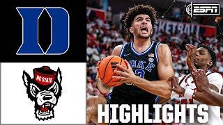 Duke Blue Devils vs. NC State Wolfpack | Full Game Highlights | ESPN College Basketball
