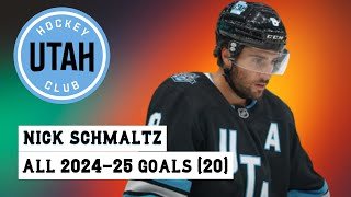 Nick Schmaltz (#8) All 20 Goals of the 2024-25 NHL Season