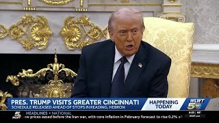 President Trump in Cincinnati: Here's when, where he's expected to speak Wednesday