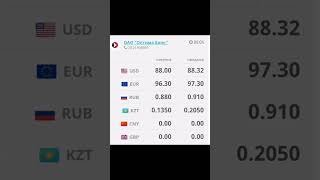 Курс валют рубль доллар сом обменка Моссовет 14 августа 2023 г. #доллар #моссовет #рубль optima