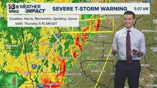13WMAZ tracking severe storms hitting southeast and Georgia | What to know this morning