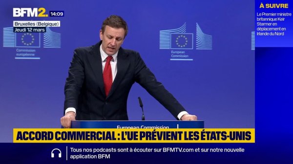 L'UE réagira "avec fermeté" à toute violation par les États-Unis de leur accord commercial