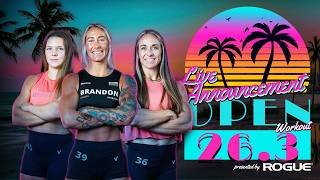 CrossFit Open  26.3 LIVE Announcement