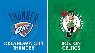 Oklahoma City Thunder vs Boston Celtics NBA Live Scoreboard