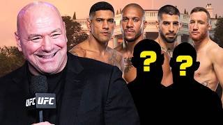 Dana White Announces Every Main Event Until The White House Card 🚨
