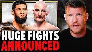 'KHAMZAT CHIMAEV vs SEAN STRICKLAND!' | HUGE FIGHTS ANNOUNCED UNTIL WHITE HOUSE! | BISPING REACTS
