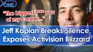 Jeff Kaplan Exposes Ugly Truth Behind Why He Left Activision Blizzard & Overwatch...