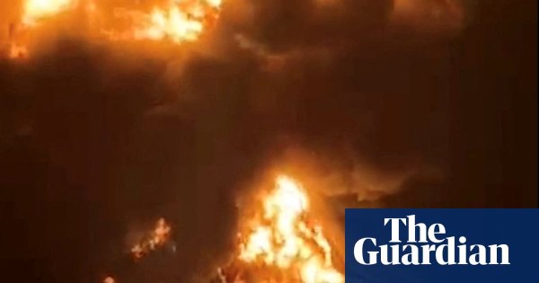 Fuel tankers burst into flames in Iraqi waters after suspected Iranian boat attacks – video