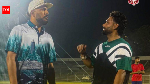 Rishabh Pant undergoes special training with Yuvraj Singh ahead of IPL 2026 - Watch | Cricket News - The Times of India