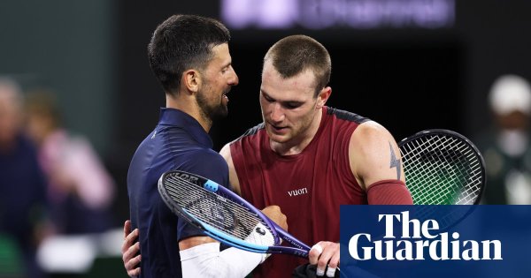 Jack Draper ‘overwhelmed’ after beating Novak Djokovic for first time at Indian Wells