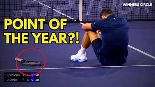 Is THIS The Point Of The Year? Djokovic Puts His Body On The Line Vs Draper!