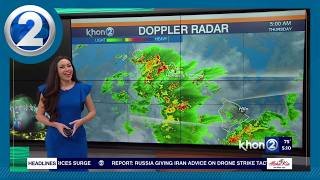 Brittni Friedlander updated weather report Kona Storm 03/12/26
