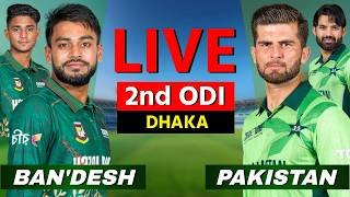 Pakistan vs Bangladesh Live - 2nd ODI | PAK vs BAN Live Scores & Commentary