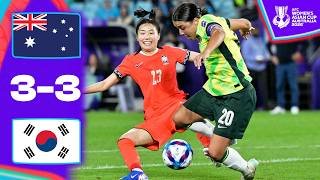 THRILLING showdown decides Group A! | Australia - Korea Republic | Highlights AFC Women's Asian Cup™