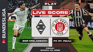 🔴 Borussia Mönchengladbach vs FC St. Pauli | Bundesliga | LIVE SCORE