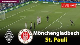 🔴 Mönchengladbach gegen St Pauli | Bundesliga 2025/26 | eFootball PES21 Simulation