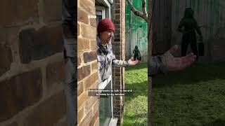 'Banksy's latest mural is in my garden!' - BBC World Service #shorts