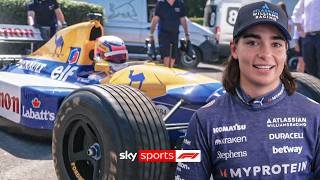 Jamie Chadwick drives iconic FW14B Williams F1 car at Goodwood