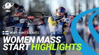 Kontiolahti Mass Start Thriller: Shooting Showdown and a Battle for the Podium