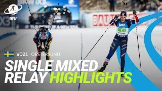 Sweden Shine, Photo Finish Behind! | Single Mixed Relay Highlights – Oestersund