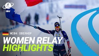 A Relay Masterclass in Front of a Roaring Oberhof Crowd | Women’s Relay Oberhof