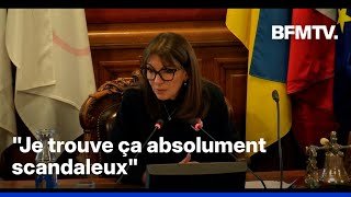 Municipales 2026: pour son dernier discours, Anne Hidalgo s'en prend à Rachida Dati