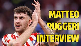 Matteo Ruggeri interview before Atlético de Madrid-Getafe in #LaPreguntaMahou
