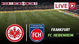 🔴 Frankfurt gegen FC Heidenheim live | Bundesliga 2026 | Heute live in der eFootball-Simulation