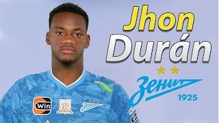 Jhon Duran ● Welcome to Zenit 2026 🔵🇨🇴 Best Goals & Skills