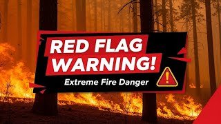 Red Flag Warning Explained | Fire Weather Alert & Safety Tips