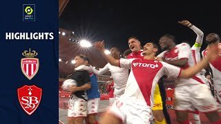 AS MONACO - STADE BRESTOIS 29 (4 - 2) - Highlights - (ASM - SB29) / 2021-2022