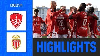 Brest CRUCIFIE Monaco sur le GONG | 28ème journée - Ligue 1 McDonald's 24/25