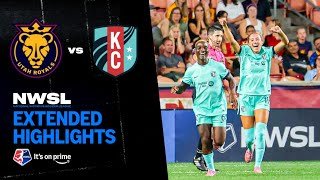Utah Royals FC vs. Kansas City Current | NWSL Extended Highlights | 8/8/25 | Prime Video