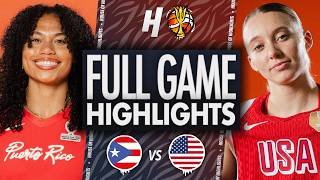 Puerto Rico vs USA - FULL GAME HIGHLIGHTS | March 12, 2026 FIBA Women’s World Cup Qualifiers