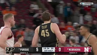 Oscar Cluff Throws Down the Hammer vs. Nebraska | Purdue Basketball