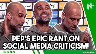 EPIC Pep RANT on criticism | Pep Guardiola EMBARGO