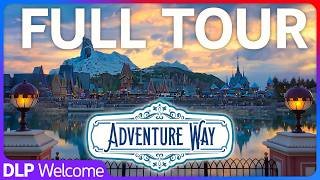 【NEW】Adventure Way & Bay [4K Full Tour] - Disney Adventure World - Disneyland Paris