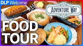 Food Tour Disney Adventure World [4K] World of Frozen & Adventure Way - Disneyland Paris