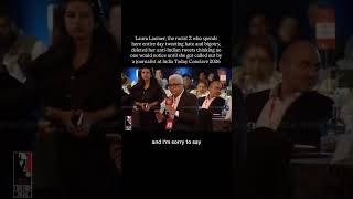 Laura Loomer gets called out at India Today Conclave 2026 for her racism #india